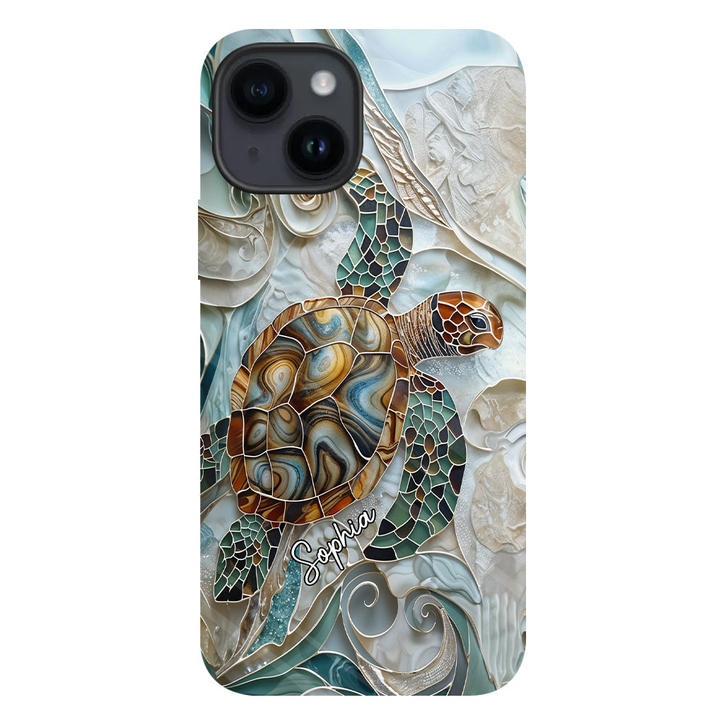 Love Turtles - Personalized Turtle Full Print Phone Case