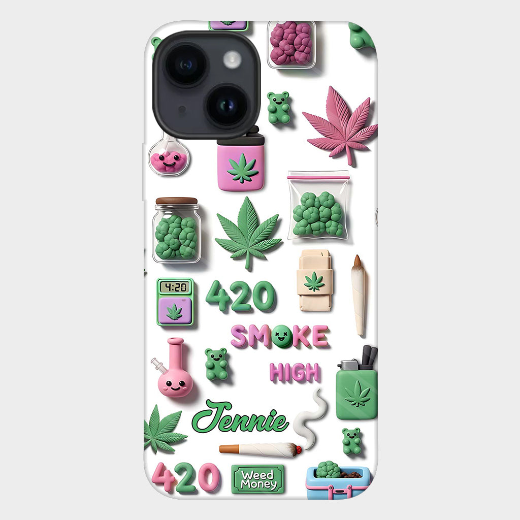 Stoner Chic - Personalized Weed Full Print Phone Case