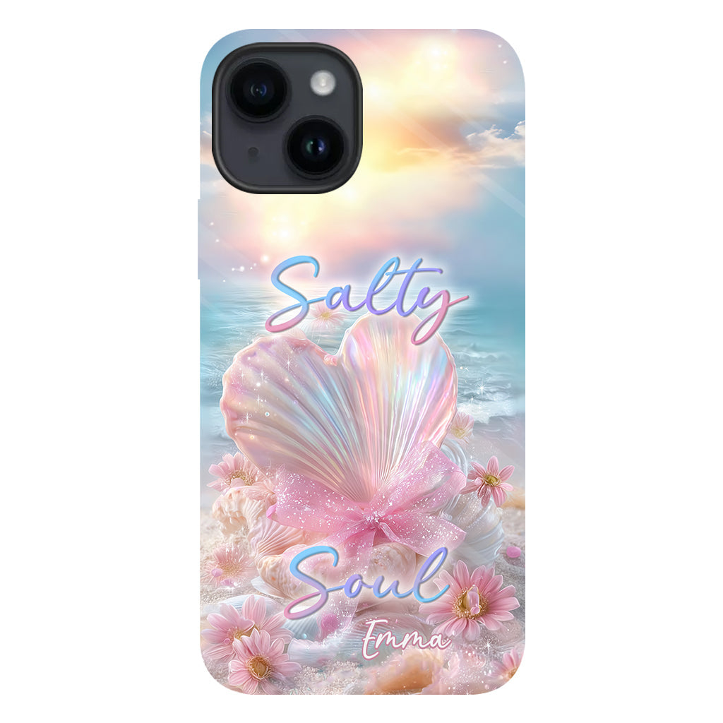 Salty Soul - Coque de téléphone personnalisée pour amoureux de la mer avec impression intégrale