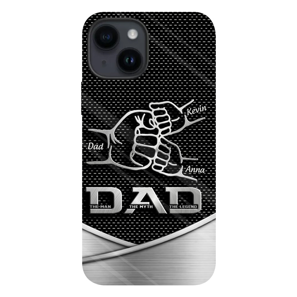 Dad The Man The Myth The Legend First Bump - Personalized Father Full Print Phone Case