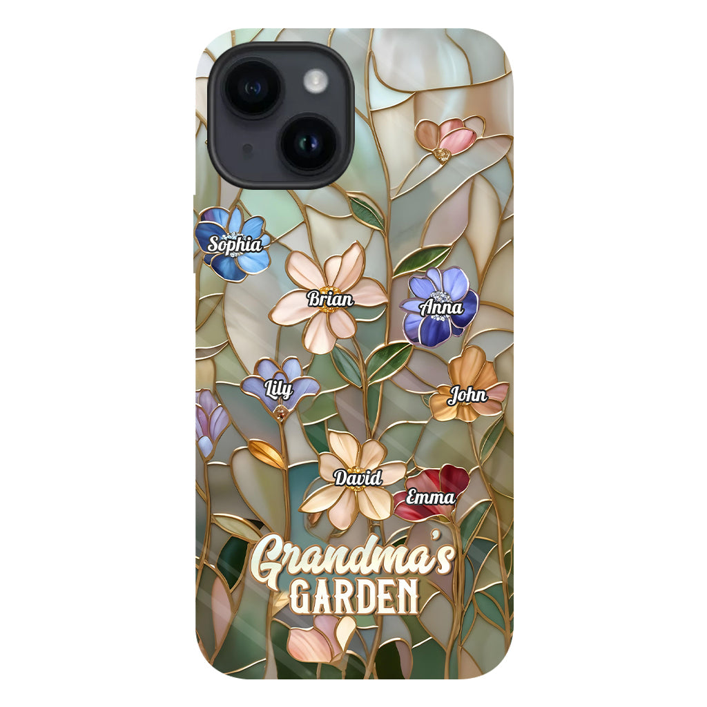 Coque de téléphone personnalisée « Le jardin de grand-mère » avec impression intégrale