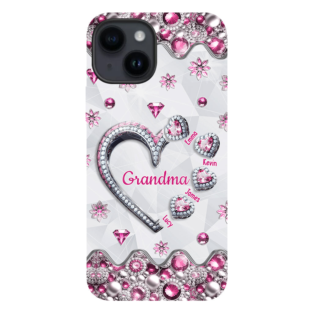 Cadeau pour grand-mère, maman… - Coque de téléphone personnalisée avec impression intégrale « Grand-mère »