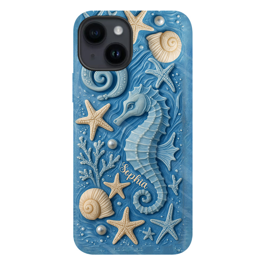 Juste une fille qui aime l'océan - Coque de téléphone personnalisée pour amoureux de la mer avec impression intégrale