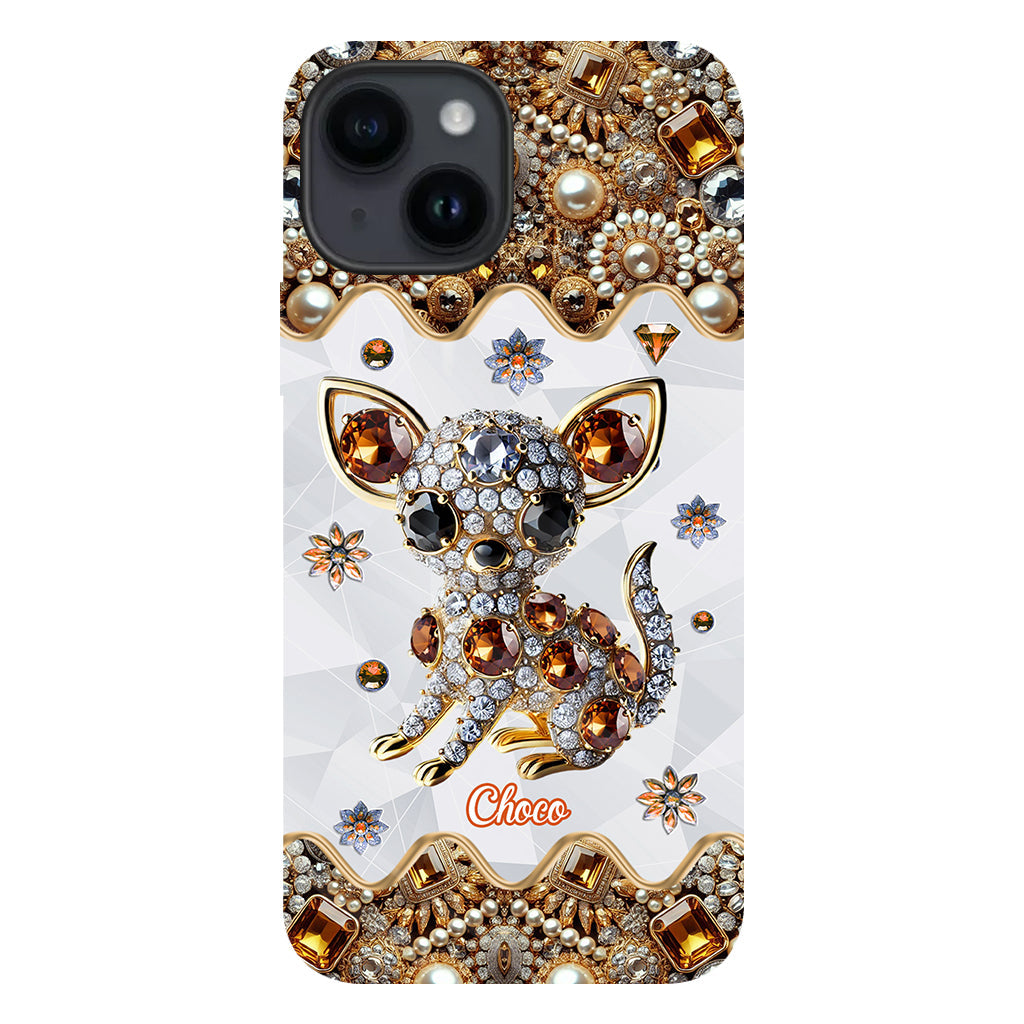 Love Chihuahuas - Personalized Dog Full Print Phone Case