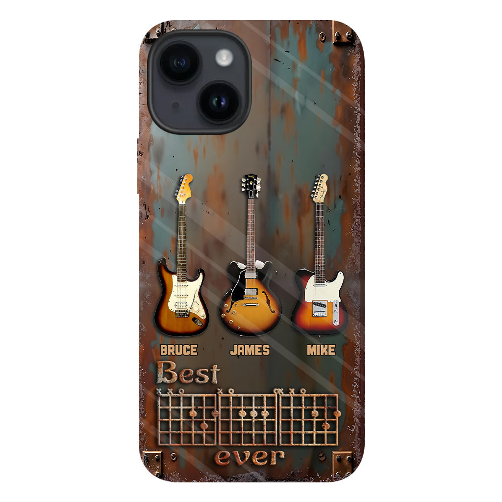 Best Guitar Dad Ever - Personalized Guitar Full Print Phone Case