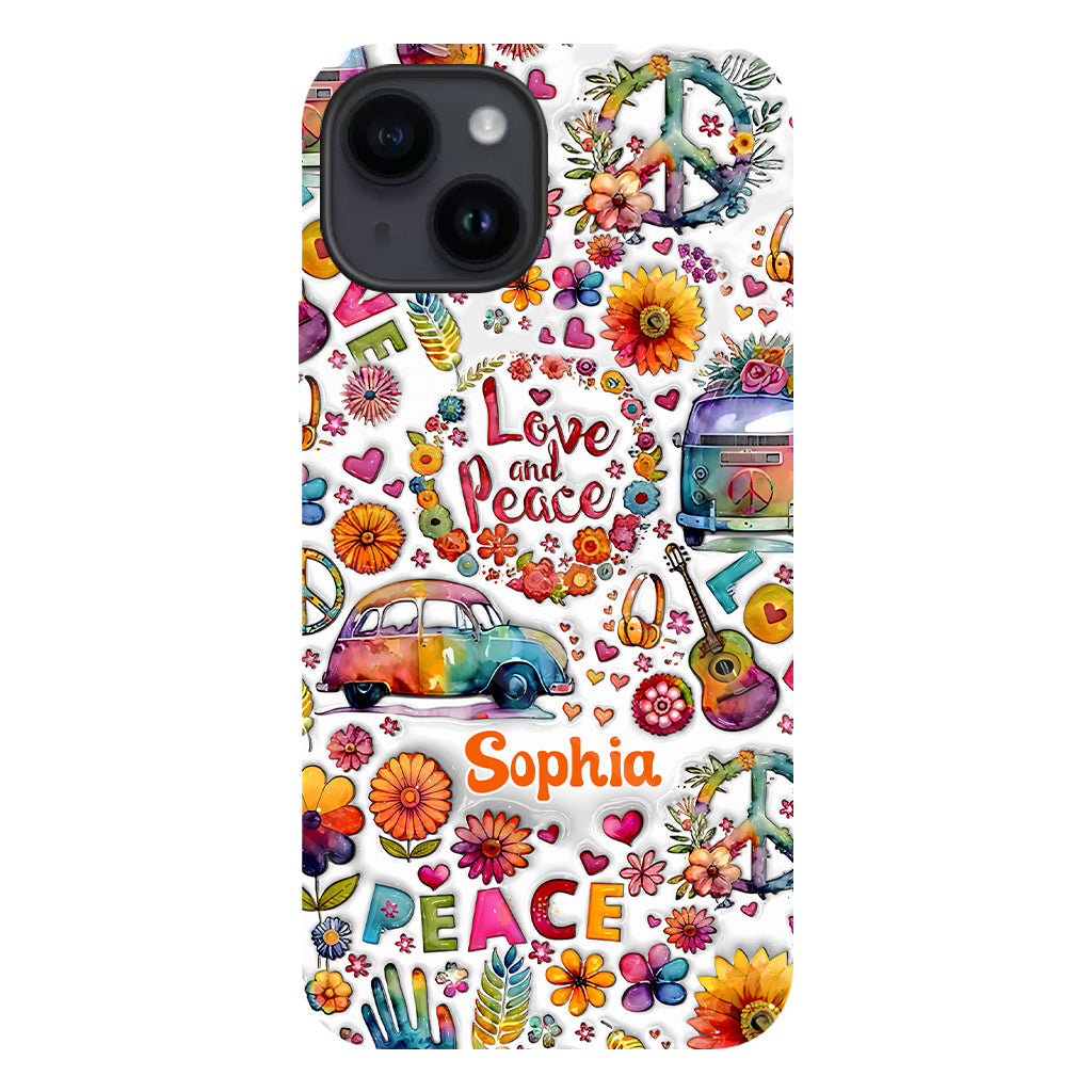 Coque de téléphone personnalisée Hippie Soul - Motif hippie intégral