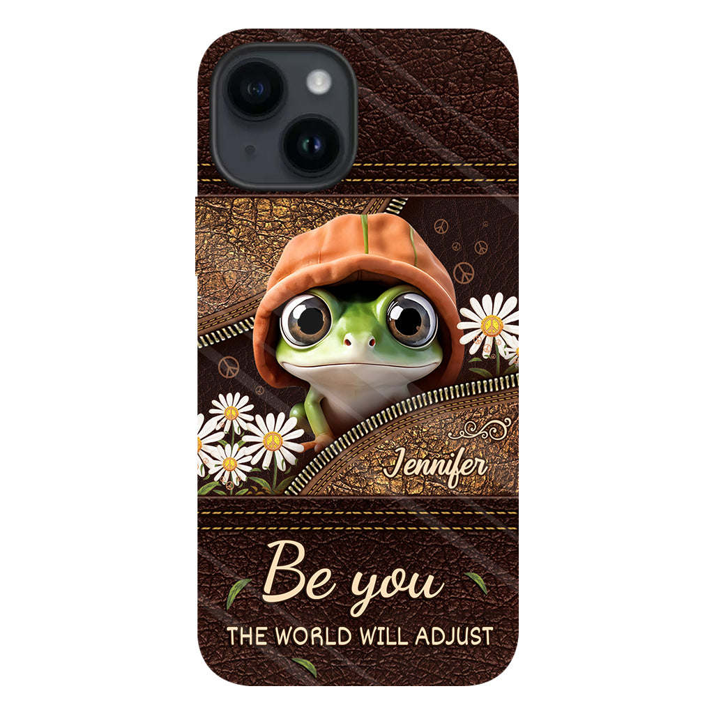 Be You The World Will Adjust - Personalized Hippie Full Print Phone Case