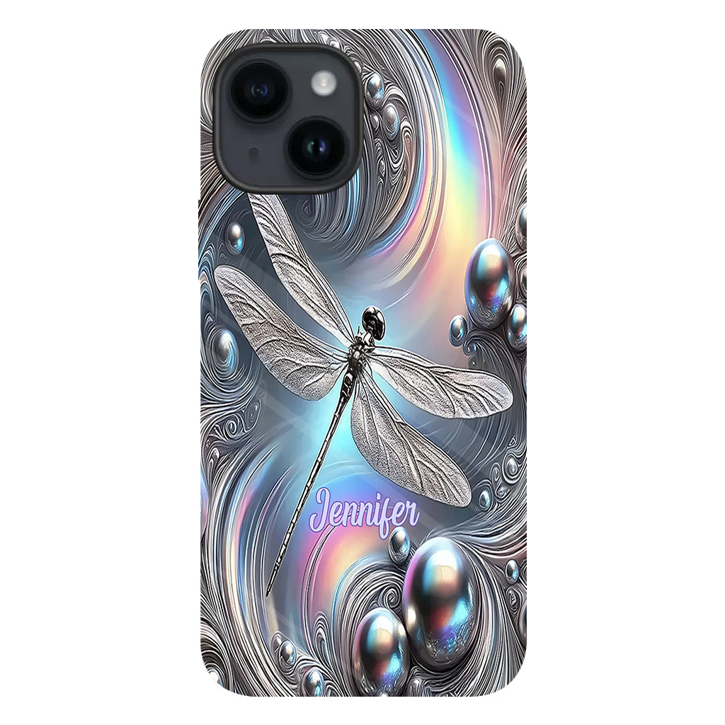 Magnifique libellule - Coque de téléphone personnalisée avec motif libellule intégral