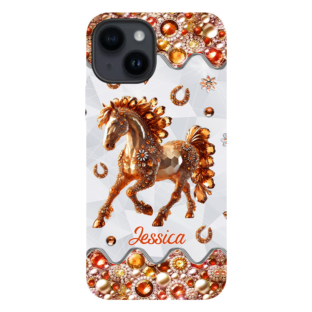 Just A Girl Who Loves Horses - Personalized Horse Full Print Phone Case