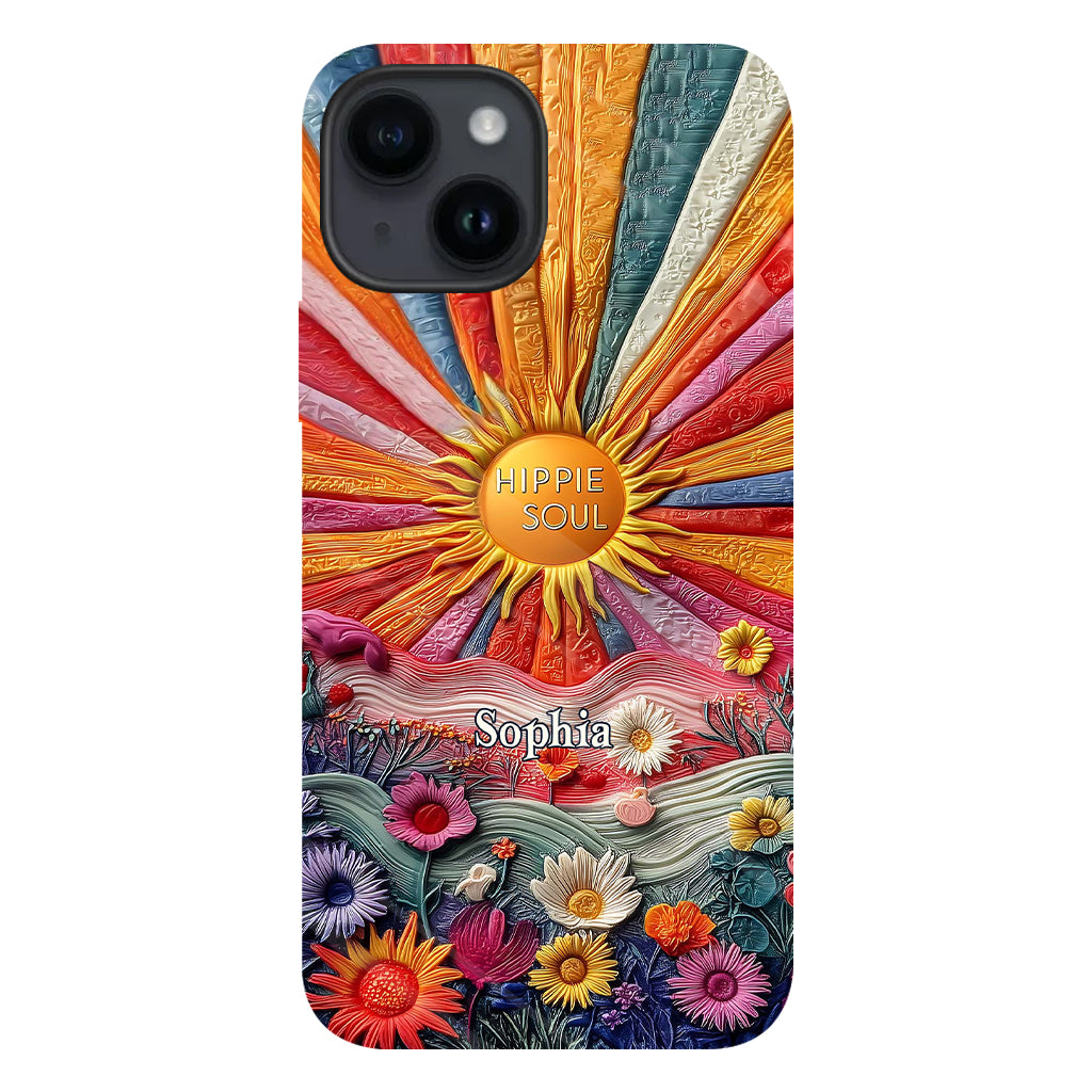 Hippie Soul - Personalized Hippie Full Print Phone Case