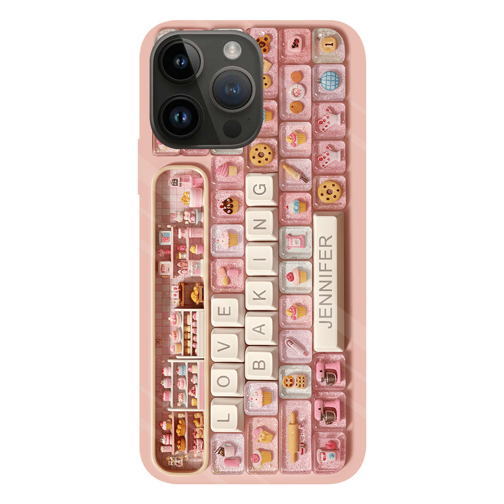 Coque de téléphone personnalisée « Passion Pâtisserie » avec motif intégral