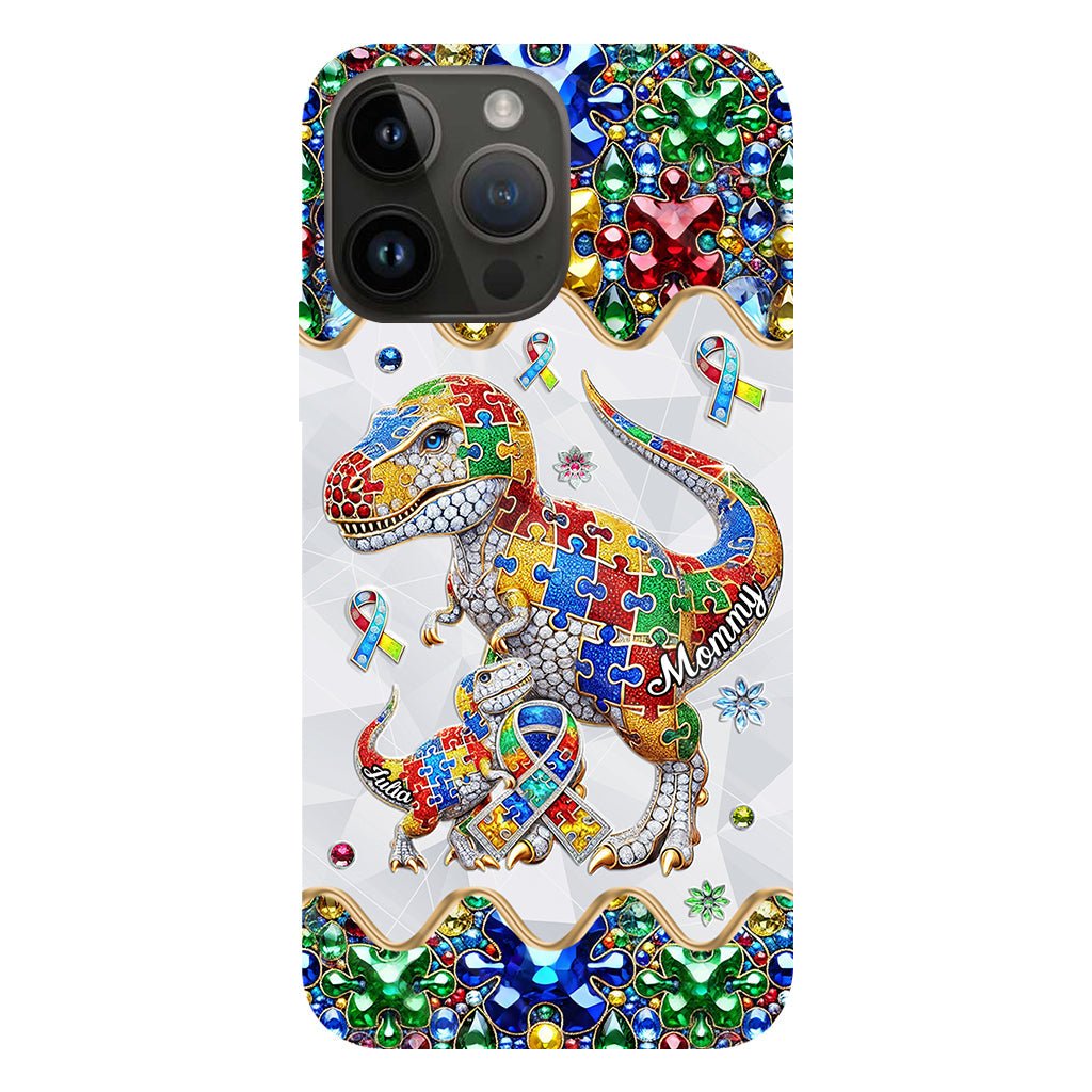 Strong Mama - Personalized Autism Awareness Full Print Phone Case