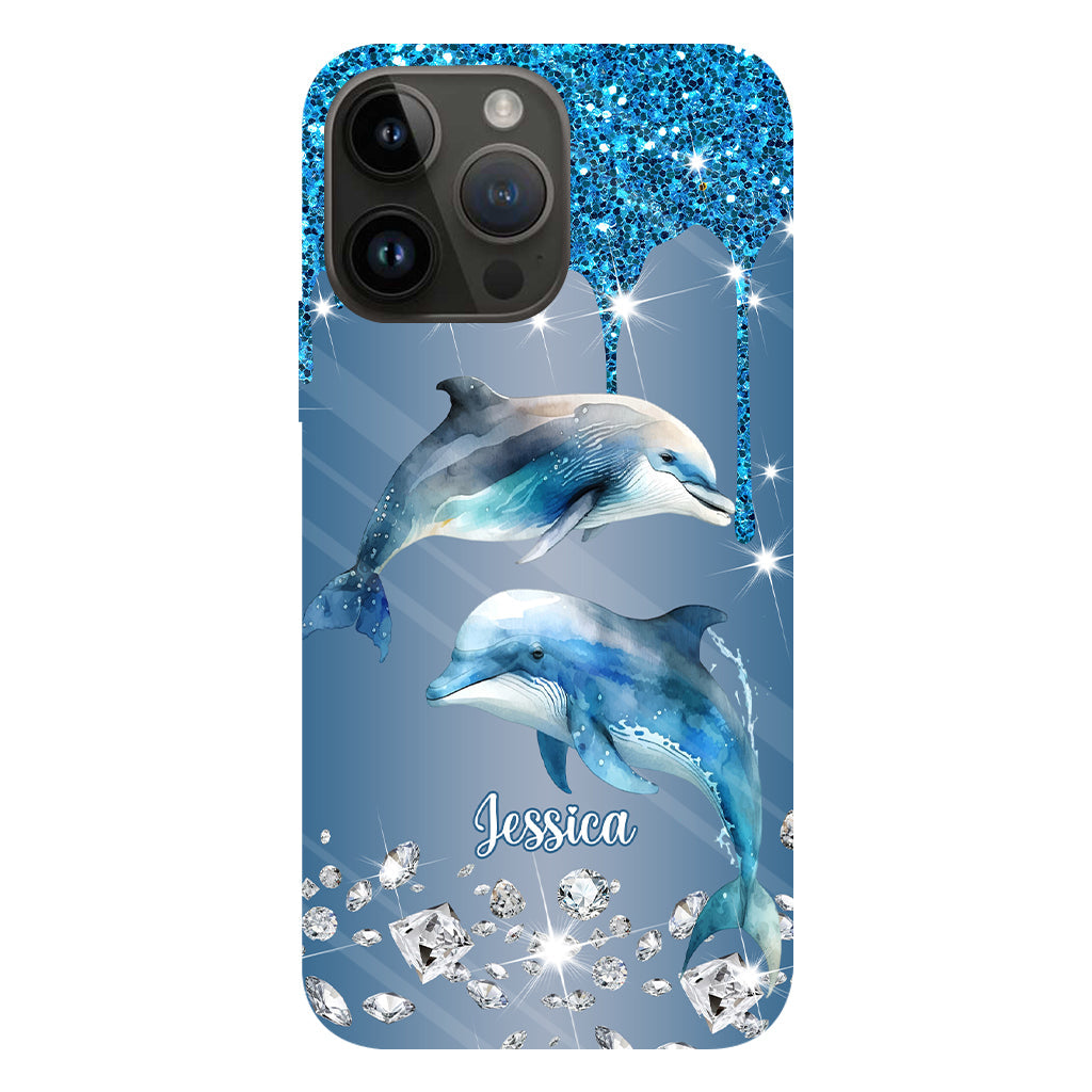 Beautiful Dolphins - Personalized Dolphin Full Print Phone Case