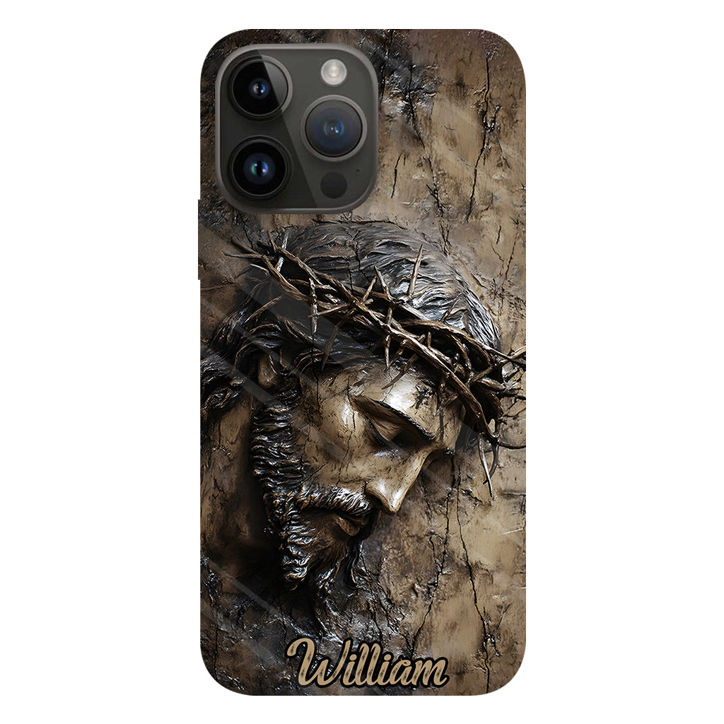 Foi, Espérance, Amour - Coque de téléphone personnalisée avec imprimé chrétien intégral