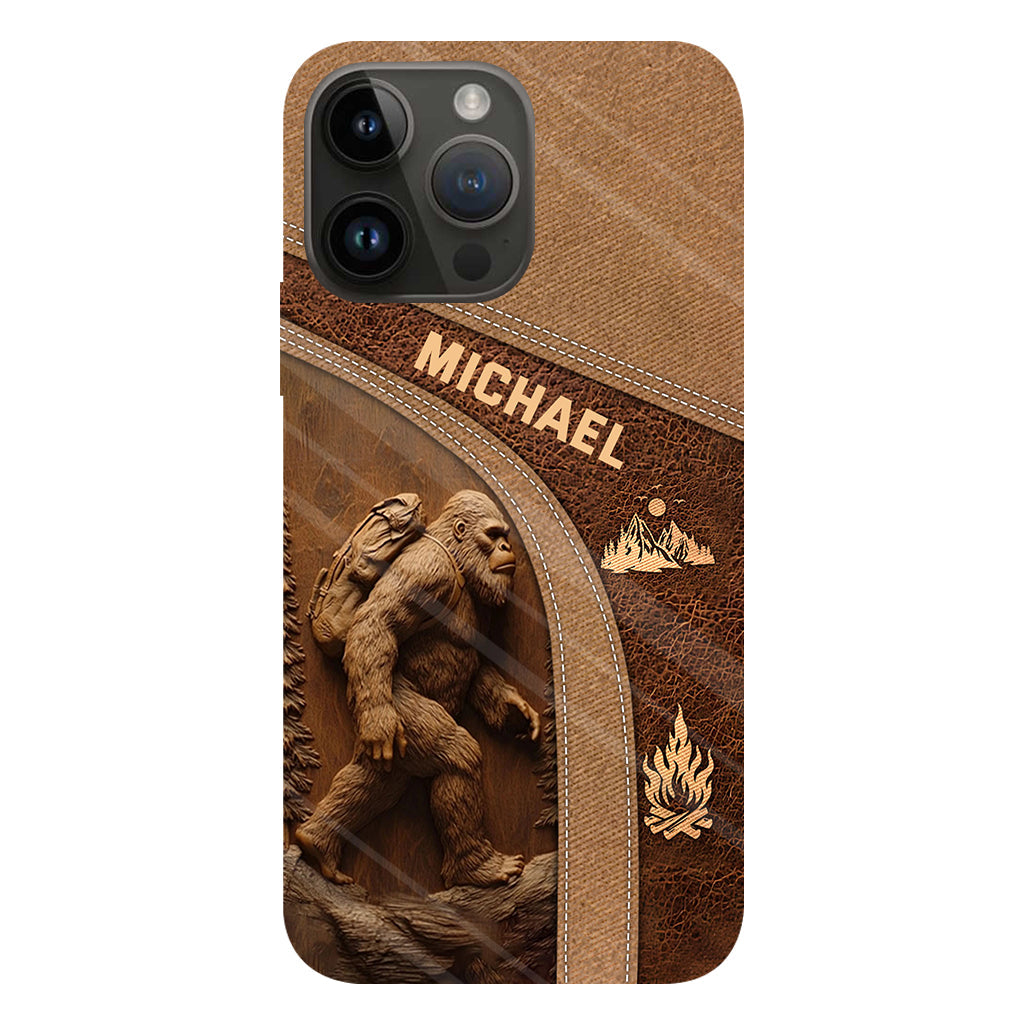 Sasquatch - Coque de téléphone personnalisée avec impression intégrale pour la randonnée