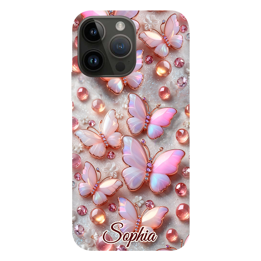 Stunning Butterflies - Personalized Butterfly Full Print Phone Case