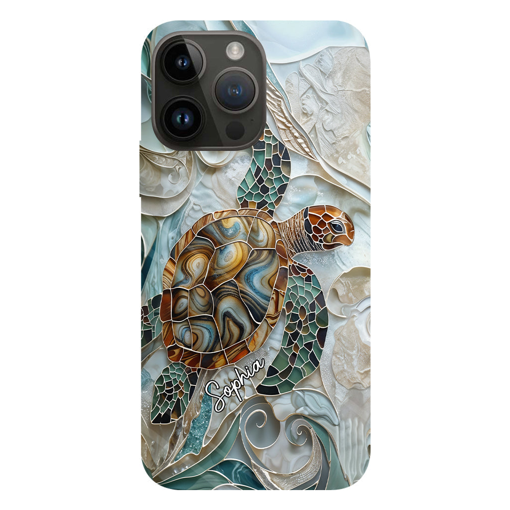 Love Turtles - Personalized Turtle Full Print Phone Case