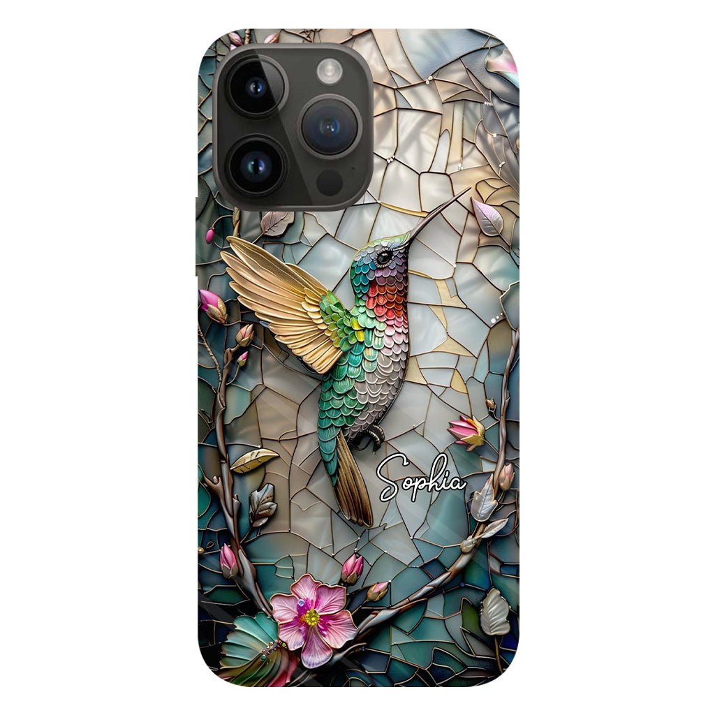 Artistic Hummingbird - Personalized Gardening Full Print Phone Case