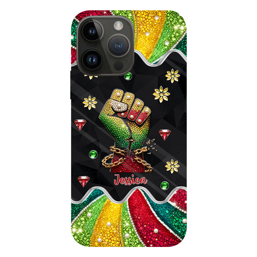 Ils ne nous aiment pas - Coque de téléphone et support de téléphone personnalisés Juneteenth avec impression intégrale
