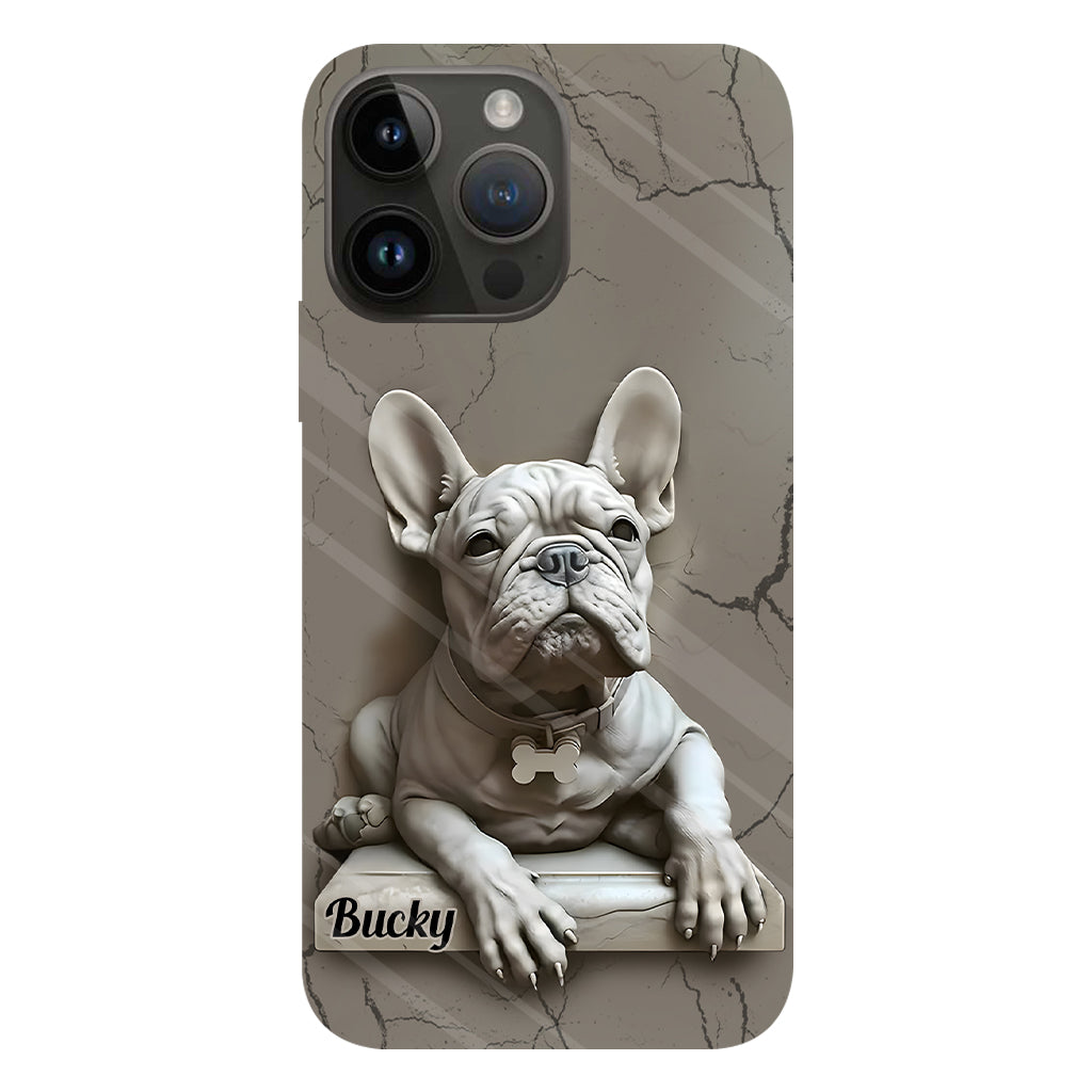 Coque de téléphone personnalisée avec motif bouledogue français - Bouledogue français