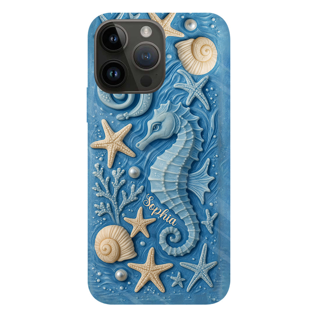 Juste une fille qui aime l'océan - Coque de téléphone personnalisée pour amoureux de la mer avec impression intégrale