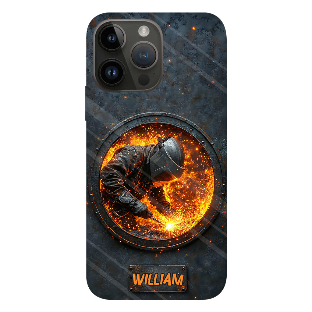 Gift For Welder Man - Personalized Welder Full Print Phone Case