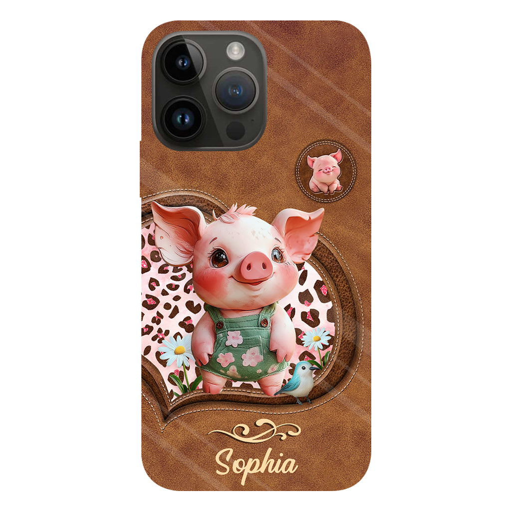 Cute Pig - Personalized Pig Lover Full Print Phone Case