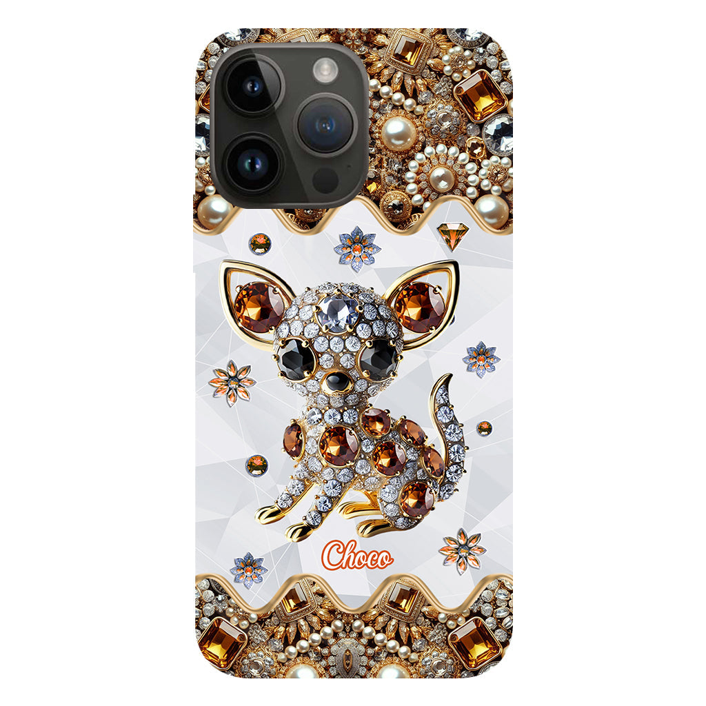 Love Chihuahuas - Personalized Dog Full Print Phone Case
