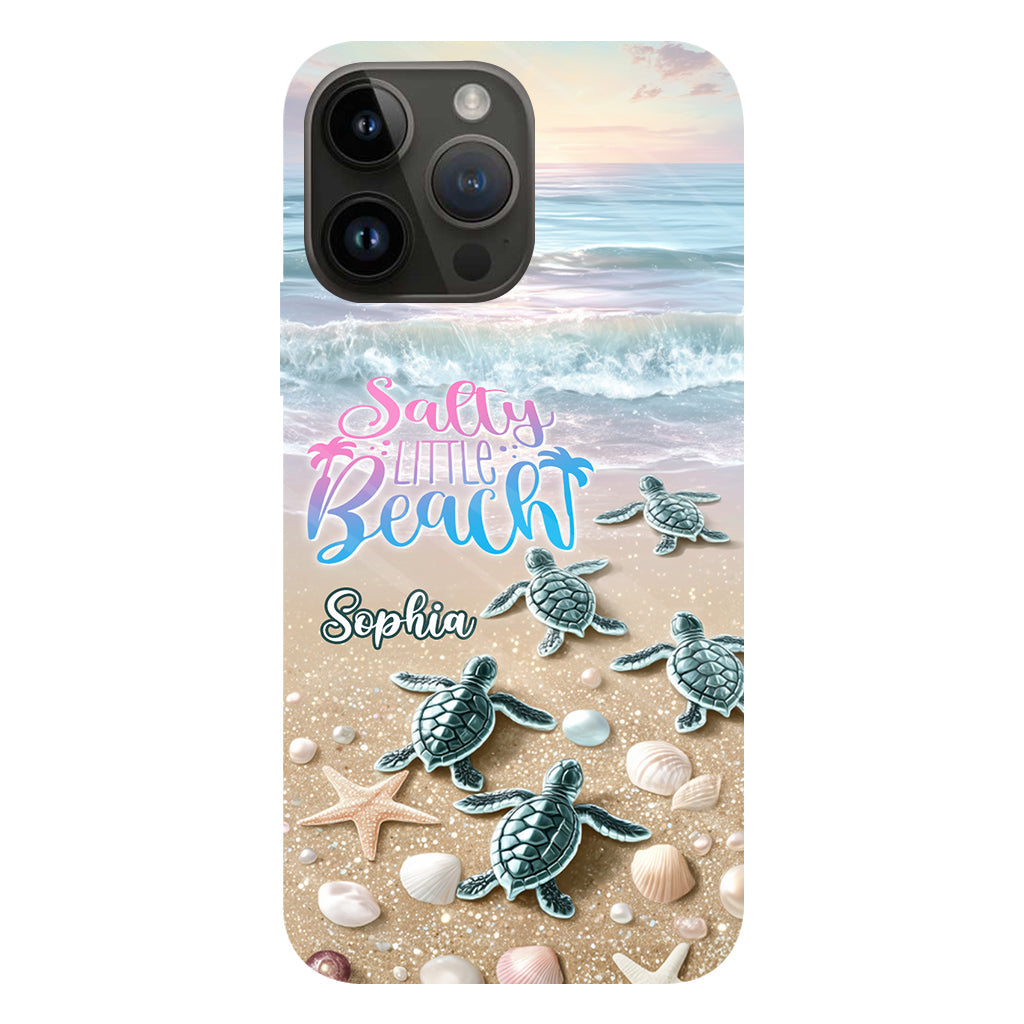 Salty Lil Beach - Coque de téléphone personnalisée pour amoureux de la mer avec impression intégrale