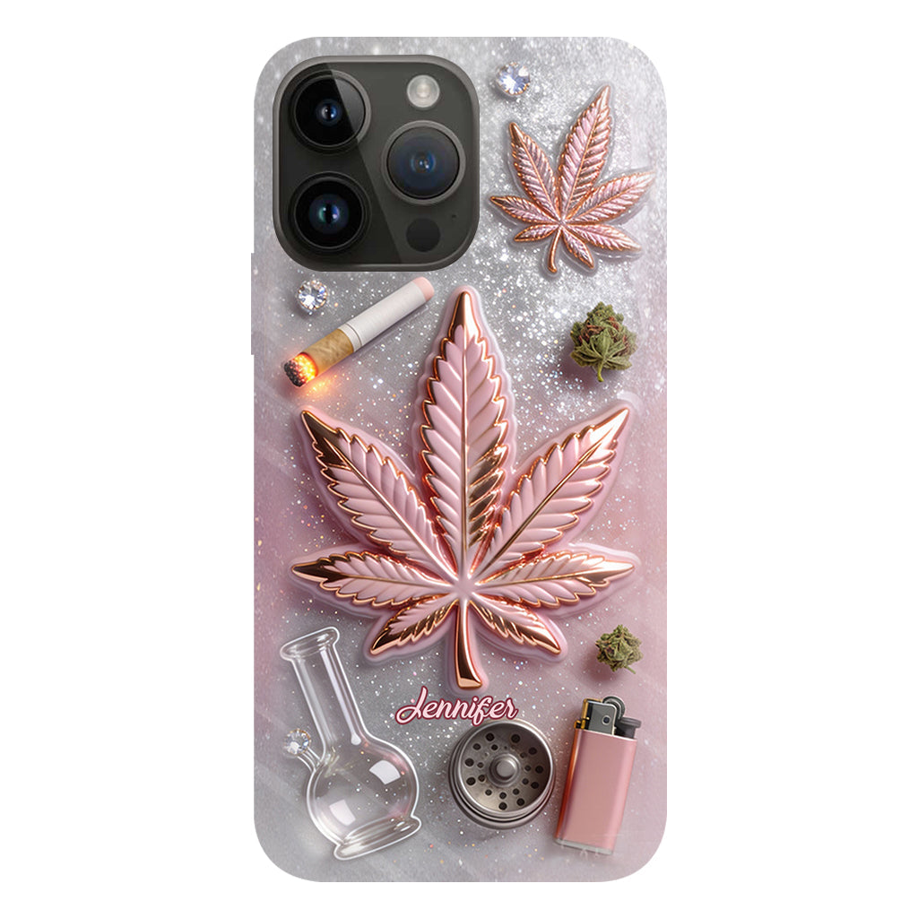 Coque de téléphone Magic Leaf - Motif cannabis personnalisé