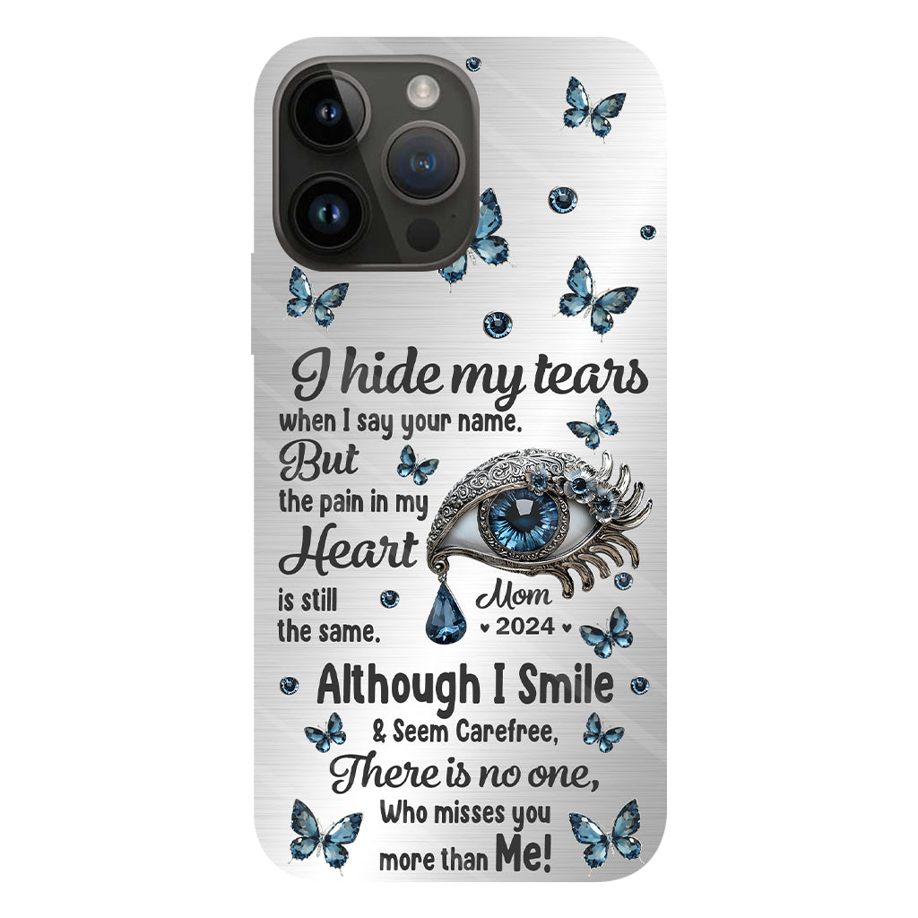 Mes larmes - Coque de téléphone personnalisée en hommage à mes larmes
