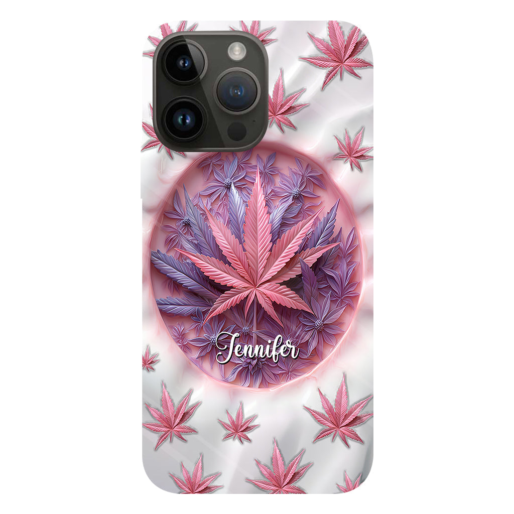 High Life - Personalized Weed Full Print Phone Case