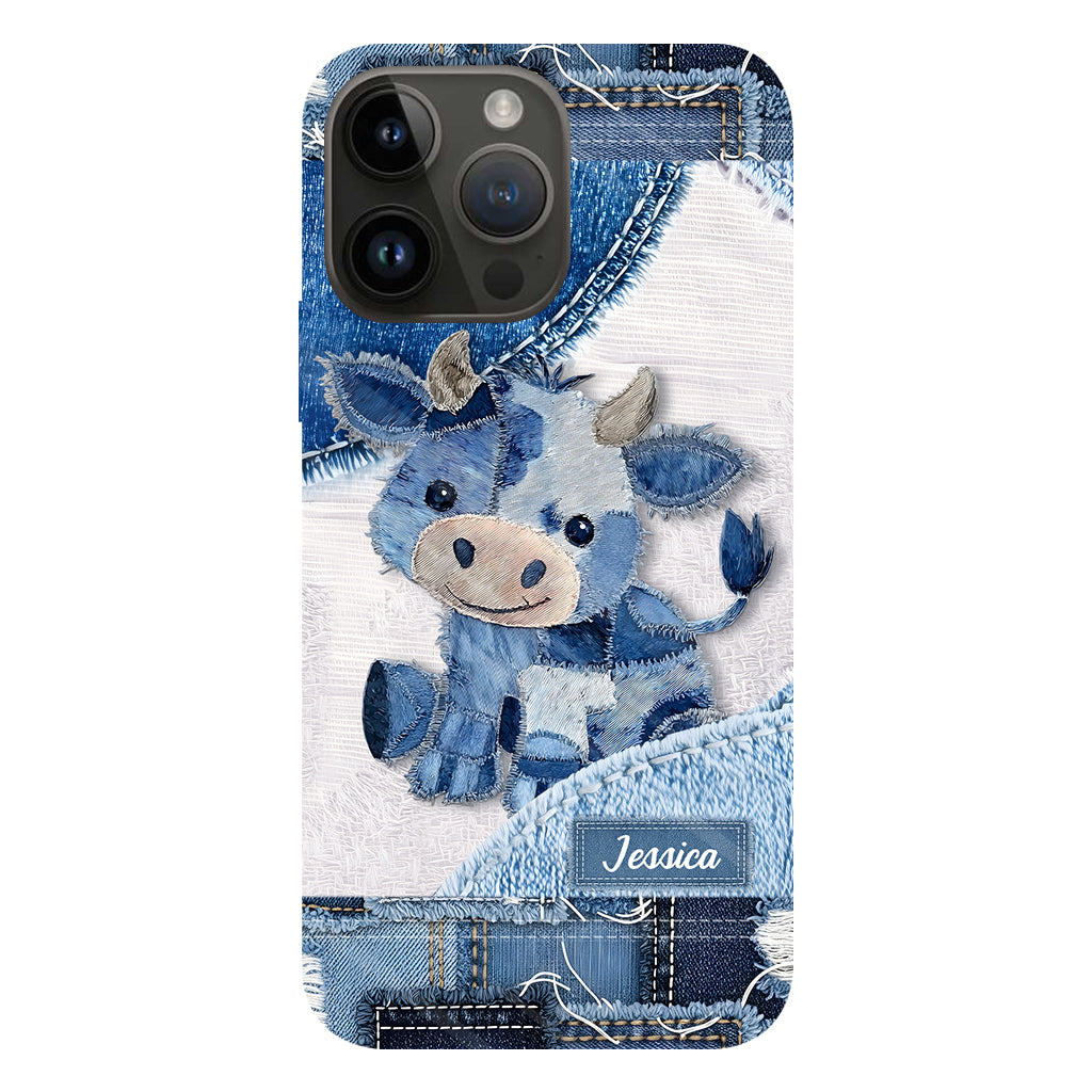 Coque de téléphone personnalisée avec imprimé vache des Highlands - Mignonne vache des Highlands