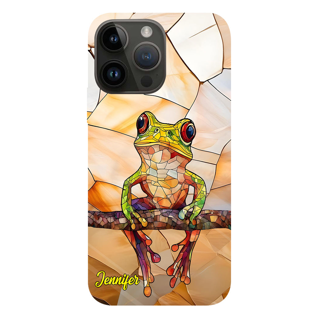 Coque de téléphone personnalisée avec motif grenouille - Cadeau idéal pour les amoureux des grenouilles