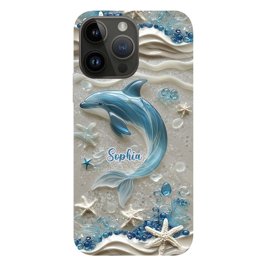 Love Dophins - Personalized Dolphin Full Print Phone Case