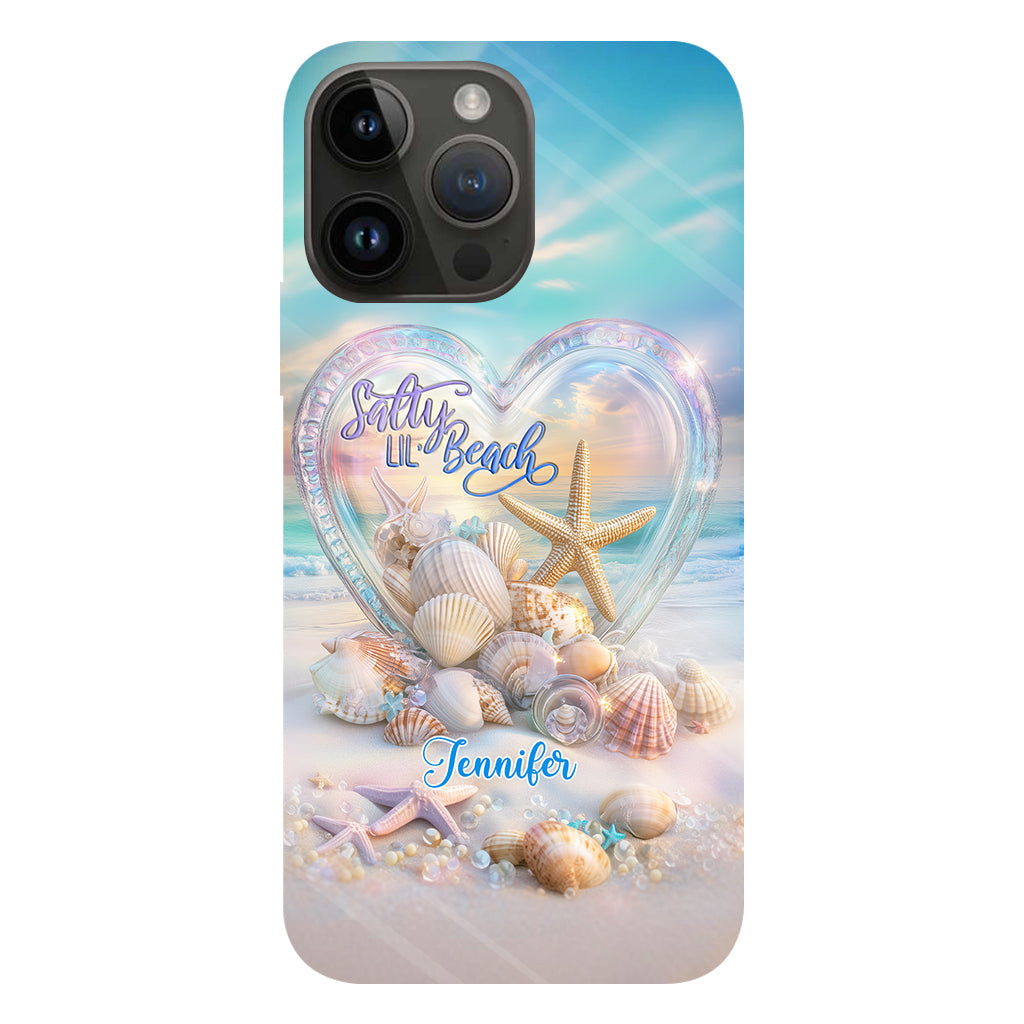 Salty Lil Beach - Coque de téléphone personnalisée pour amoureux de la mer avec impression intégrale