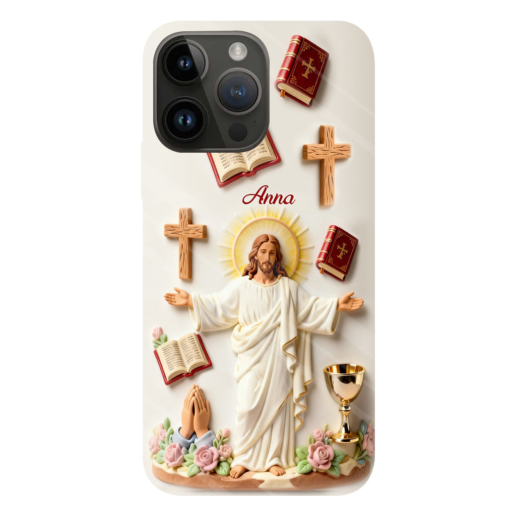 Faith Over Fear - Personalized Christian Full Print Phone Case