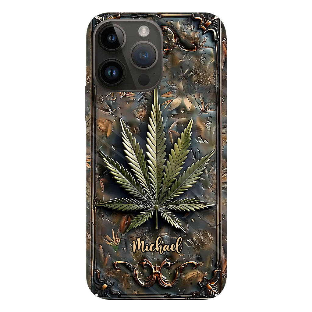 High Life - Personalized Weed Full Print Phone Case