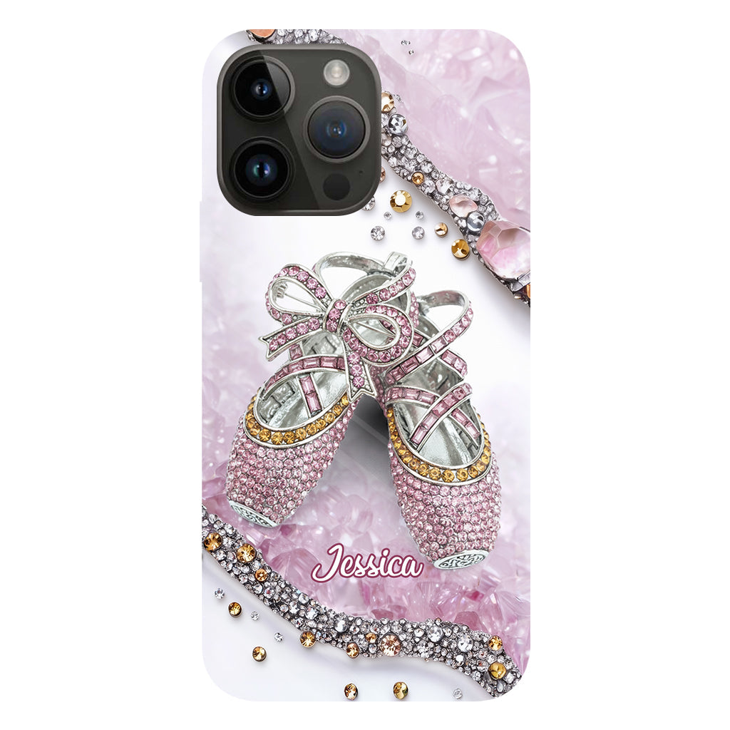 Chaussures de ballet mignonnes - Coque de téléphone personnalisée avec imprimé intégral de ballerine