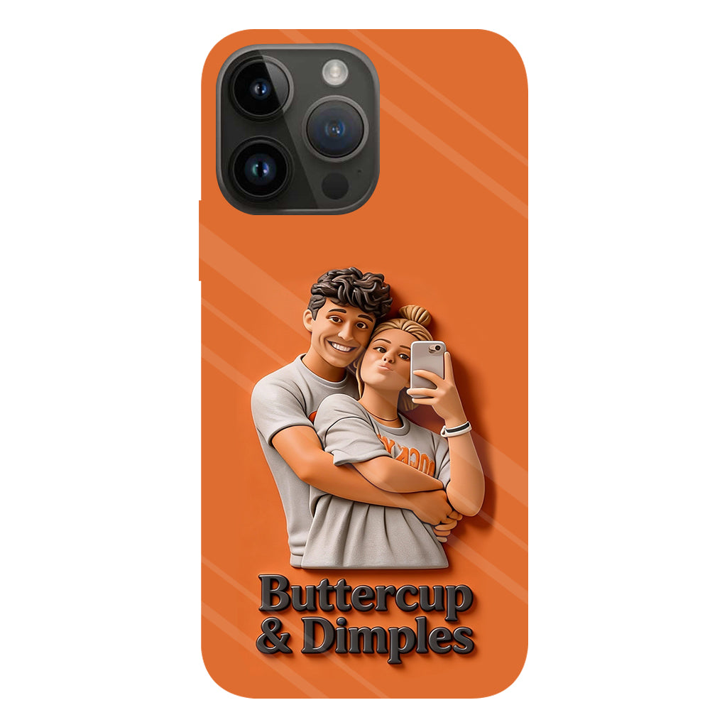 Coque de téléphone personnalisée avec photo pour couple - Cadeau idéal pour la Saint-Valentin