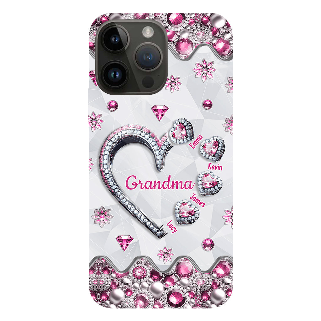 Cadeau pour grand-mère, maman… - Coque de téléphone personnalisée avec impression intégrale « Grand-mère »