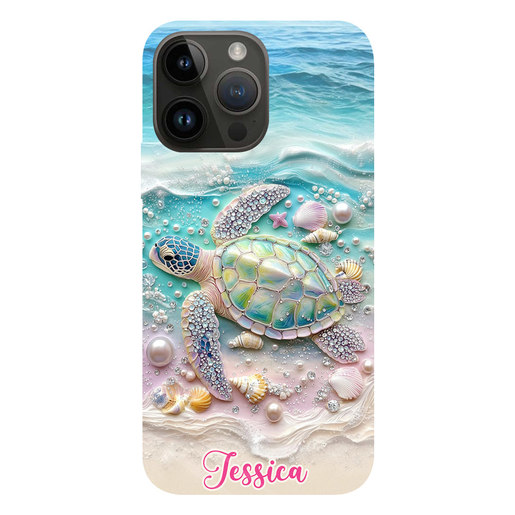 Love Turtles - Personalized Turtle Full Print Phone Case