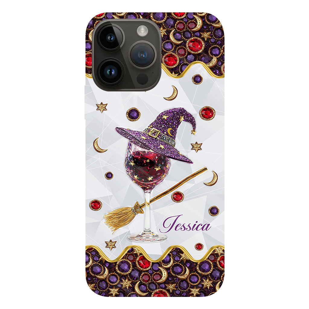 Wine Witch - Personalized Witch Full Print Phone Case