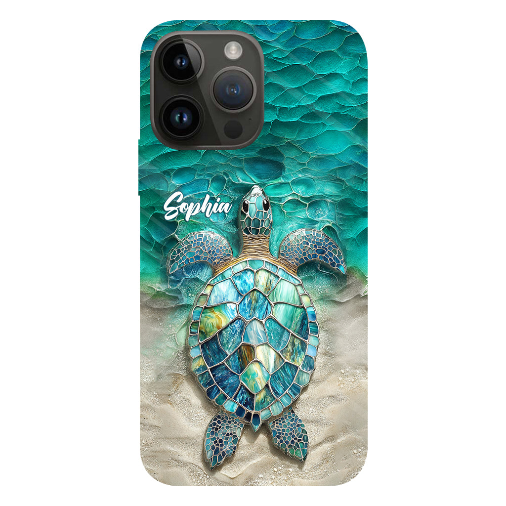 Sea Turtle Lovers - Personalized Turtle Full Print Phone Case