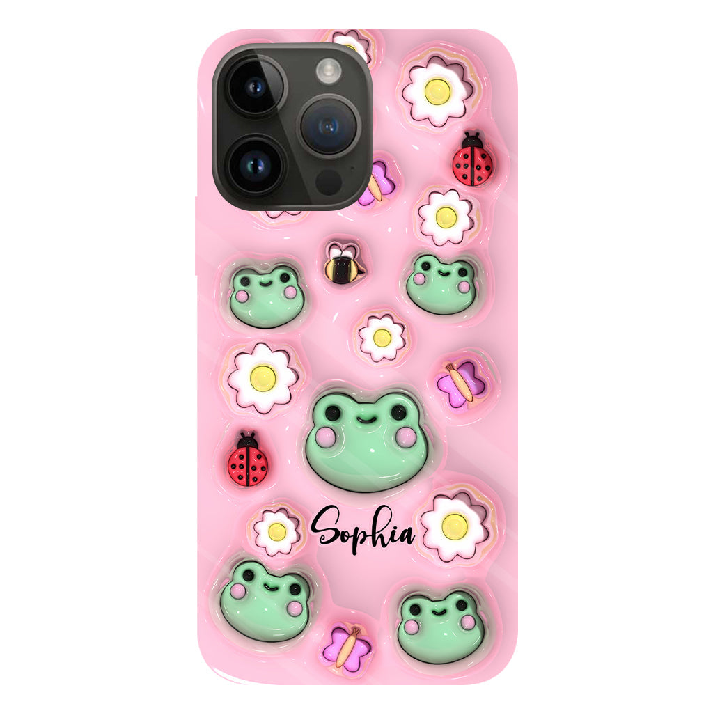 Coque de téléphone personnalisée « Grenouilles » - Motif grenouille intégral
