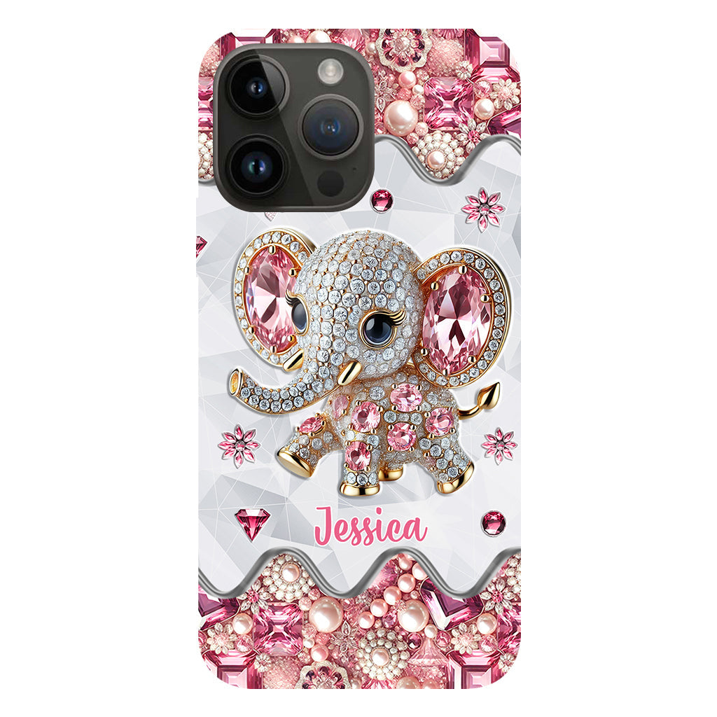 Just A Girl Who Loves Elephants - Personalized Elephant Full Print Phone Case