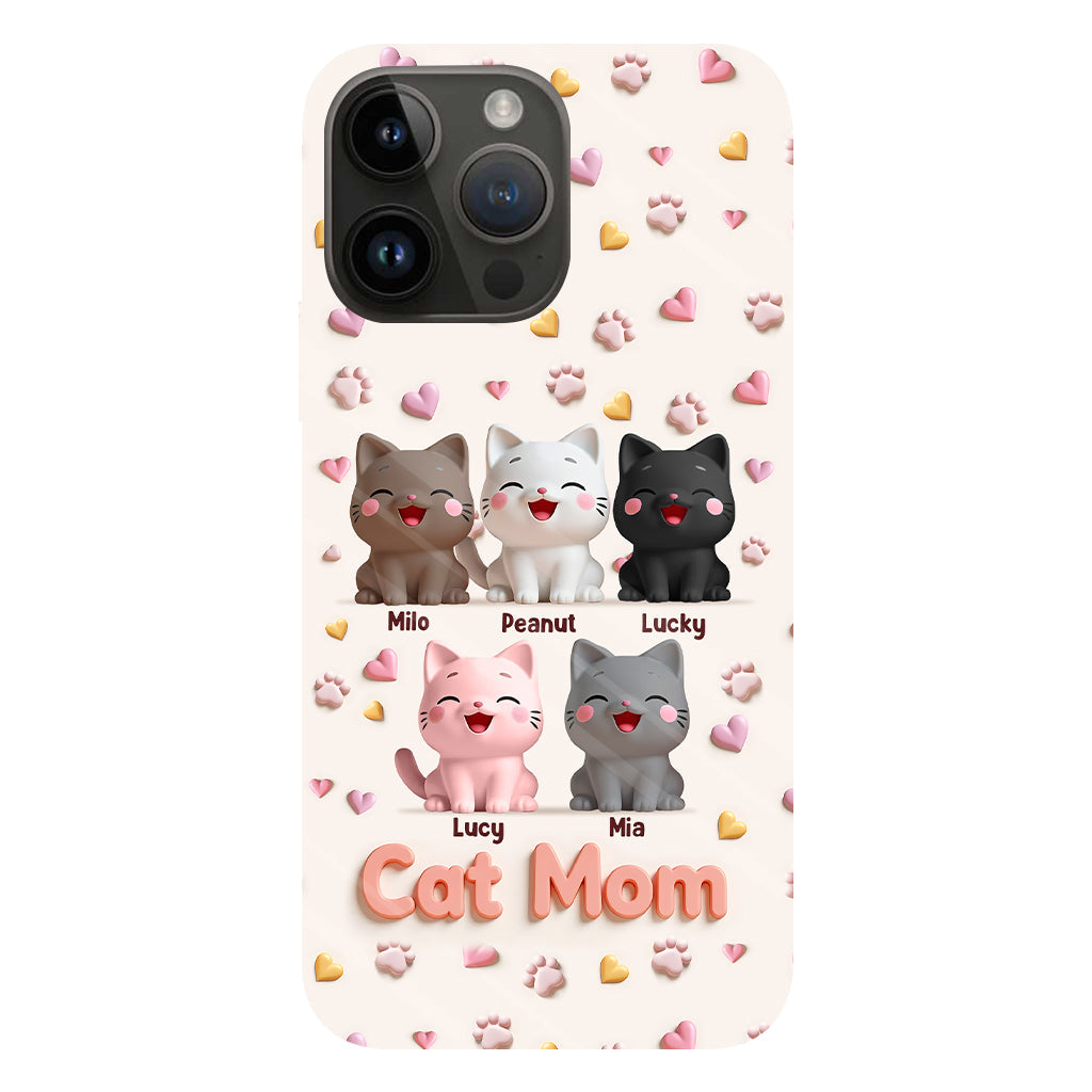 Cat Mom - Personalized Cat Full Print Phone Case