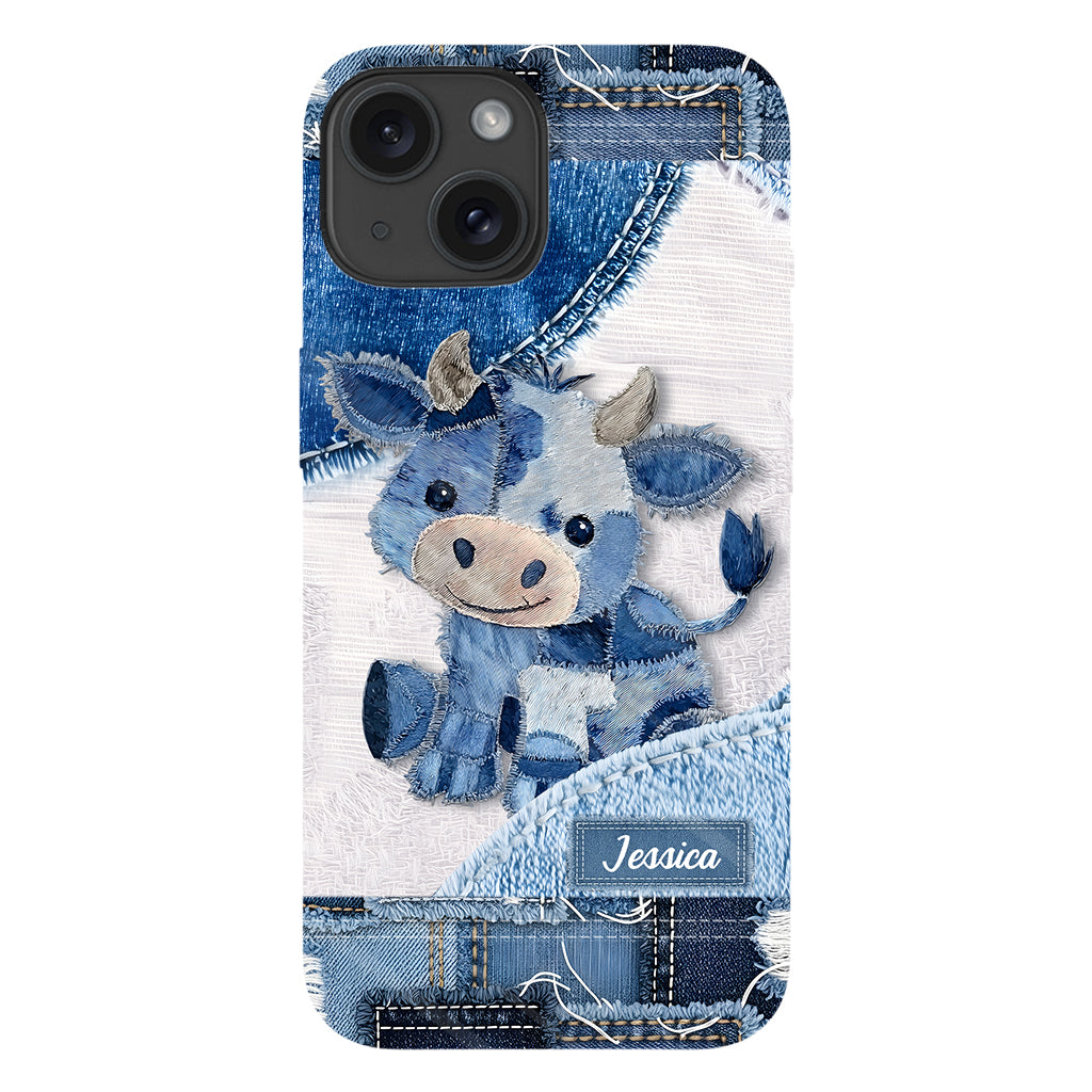 Coque de téléphone personnalisée avec imprimé vache des Highlands - Mignonne vache des Highlands