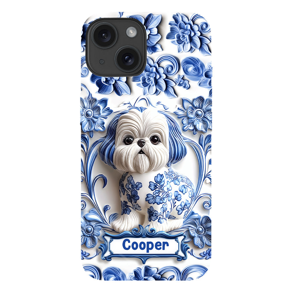 Cute Dog - Personalized Dog Full Print Phone Case
