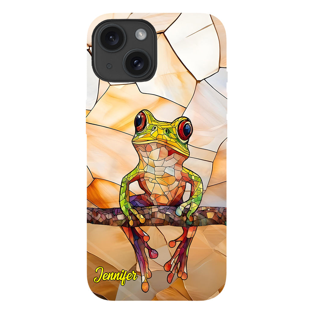 Coque de téléphone personnalisée avec motif grenouille - Cadeau idéal pour les amoureux des grenouilles